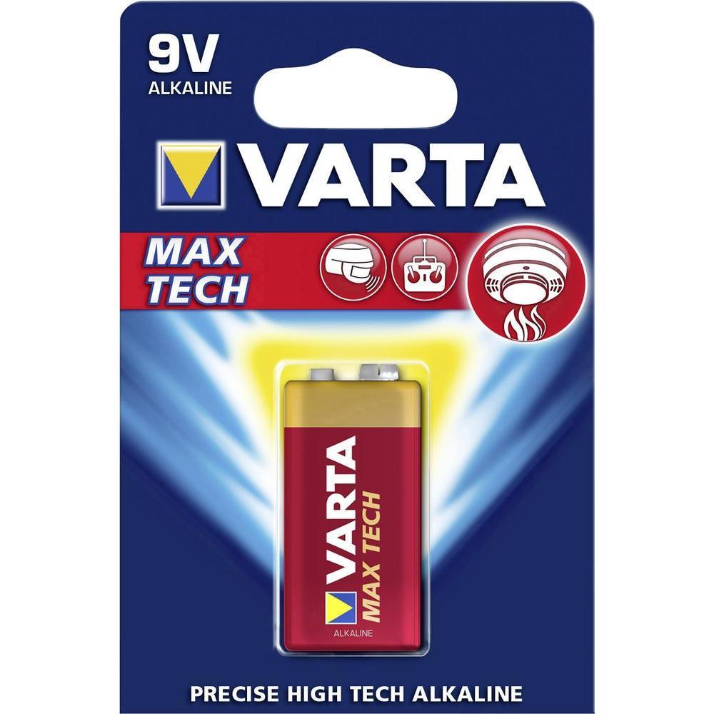 VARTA Batterie Varta alcaline max tech 9 V